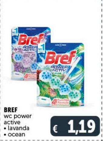 Deco Supermercati Bref wc power active lavanda, ocean offerta