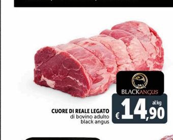 Deco Maxistore Cuore di real legato di bovino adulto black angus offerta
