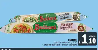 Deco Maxistore Buitoni pasta rotonda g 230 offerta