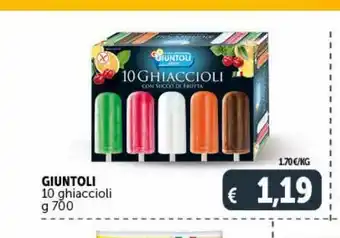 Giuntoli 10 ghiaccioli g 700