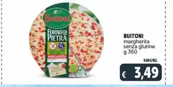 Deco Maxistore Buitoni margherita senza glutine g 360 offerta