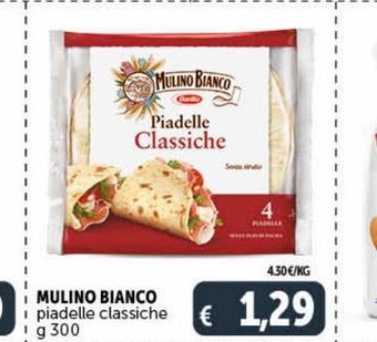 Deco Maxistore Mulino bianco piadelle classiche g 300 offerta