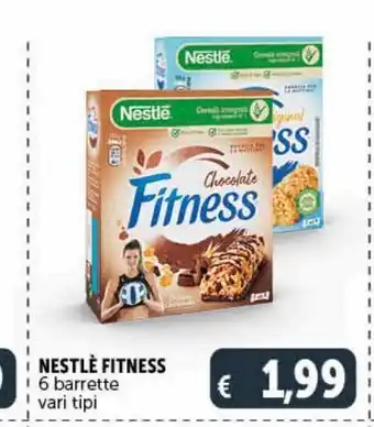 Deco Maxistore Nestlé fitness 6 barrette vari gusti offerta