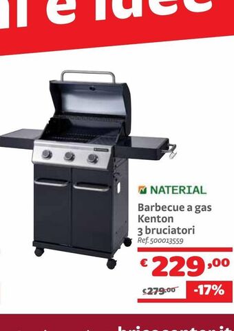 Bricocenter Barbecue a gas kenton 3 bruciatori offerta