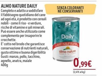 Il Gigante Almo nature daily offerta