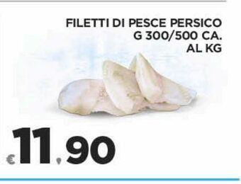Deco Superfreddo Filetti di pesce persico g 300/500 ca al kg offerta