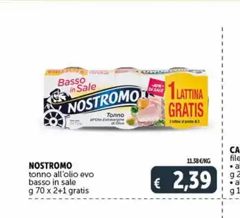 Deco Maxistore Nostromo tonno in olio di oliva offerta