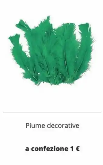Piume Decorative A Confezione