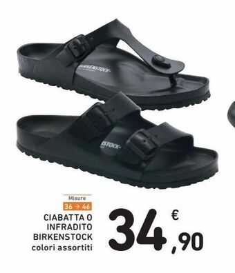 Ciabatta o infradito birkenstock