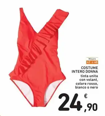 Spazio Conad Costume intero donna offerta