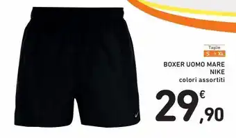 Spazio Conad Boxer uomo mare nike offerta