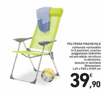 Poltrona pieghevole