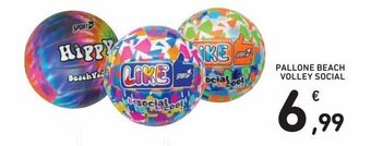 Pallone beach volley social