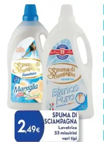 Proshop Spuma di Sciampagna Lavatrice 33 Misuirini offerta