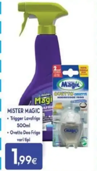 Proshop Mister Magic -Trigger Lavafrigo 500 ml, Ovetto Deo Frigo offerta