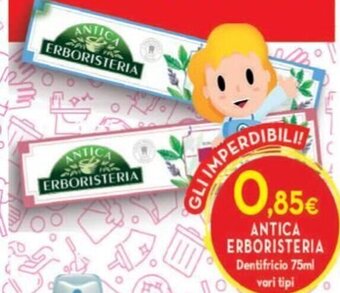 Proshop Antica Erboristeria Dentifricio 75 ml offerta