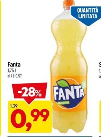 DPiù Fanta 1.75 l offerta