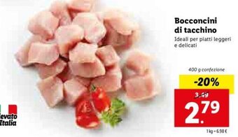 Lidl Bocconcini di tacchino offerta