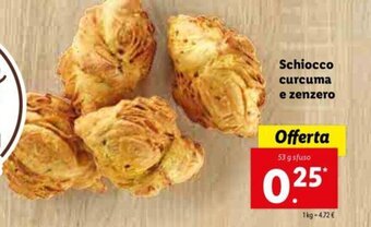 Lidl Schiocco curcuma e zenzero offerta