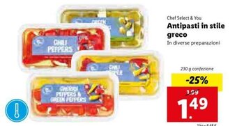 Lidl Antipasti in stile greco offerta