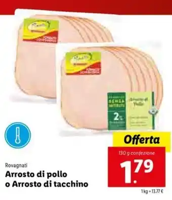 Lidl Arrosto di pollo o Arrosto di tacchino offerta