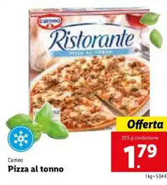 Lidl Pizza al tonno offerta