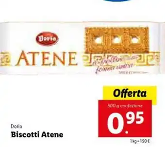 Lidl Doria Biscotti Atene offerta