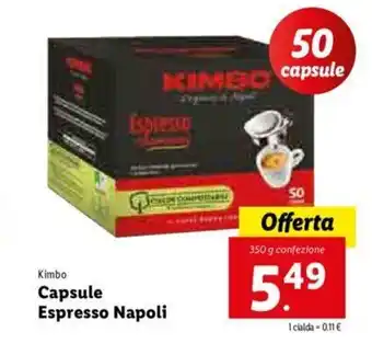 Lidl Capsule Espresso Napoli offerta