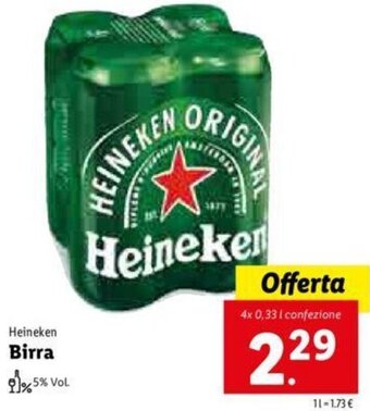 Lidl Heineken Birra offerta