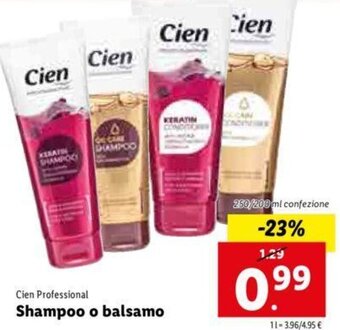 Lidl Shampoo o balsamo offerta