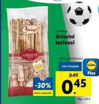 Lidl Grissini torinesi offerta