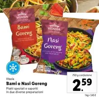 Lidl Vitasia Bami o Nasi Goreng offerta