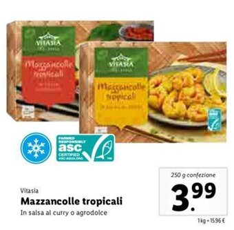 Lidl Mazzancolle tropicali offerta