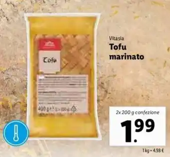 Lidl Tofu marinato offerta