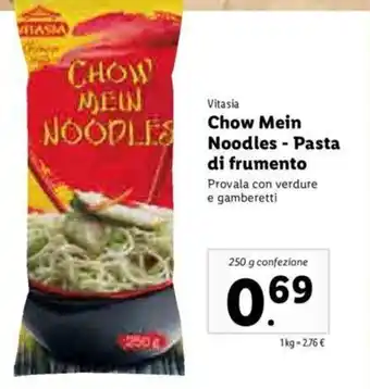 Lidl Chow Mein Noodles - Pasta di frumento 250g offerta