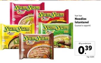 Lidl Noodles Istantanei offerta