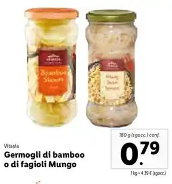 Lidl Germogli di bamboo o di fagioli Mungo offerta