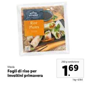 Lidl Fogli di riso per involtini primavera offerta