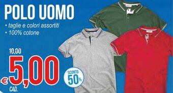 MD Discount Polo Uomo offerta