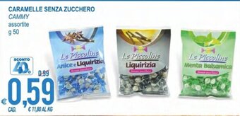 MD Discount Cammy Caramelle Senza Zucchero 50 g offerta