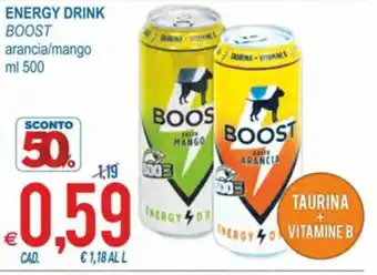 MD Discount Boost Energy Drink 500 ml offerta