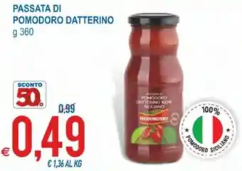 MD Discount Pomodoro Passata di Datterino 360 g offerta