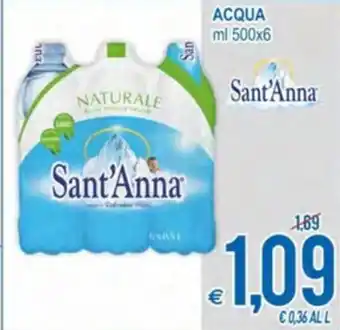 MD Discount Sant'Anna Acqua 500 x 6 ml offerta
