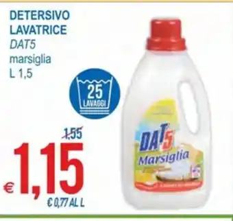 Detersivo Lavatrice Dat 5 marsiglia L 1,5