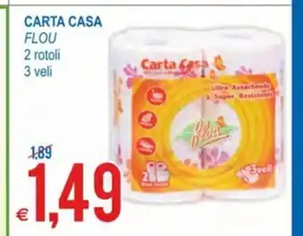 MD Discount Carta Casa Flou 2 rotoli 3 veli offerta