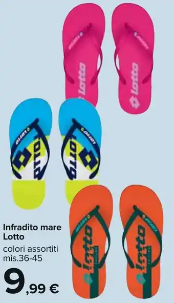 Carrefour Lotto Infradito mare mis. 36-45 offerta