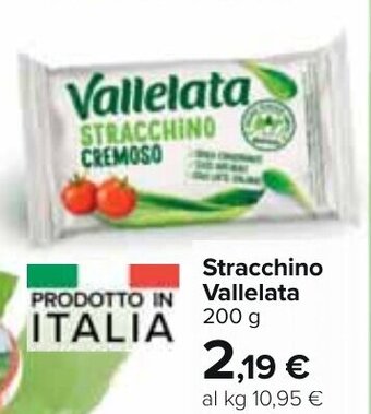Carrefour Vallelata Stracchino 200 g offerta