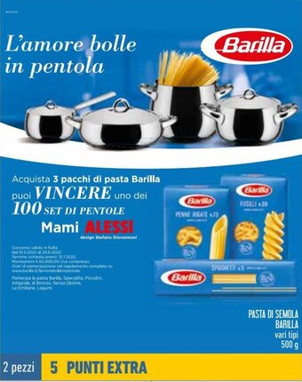 Conad Superstore Pasta di Semola Barilla 500 g offerta