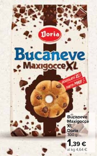 Carrefour Doria Bucaneve Maxigocce XL 300 g offerta