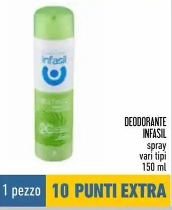 Conad Superstore Infasil Deodorante Spray 150 ml offerta